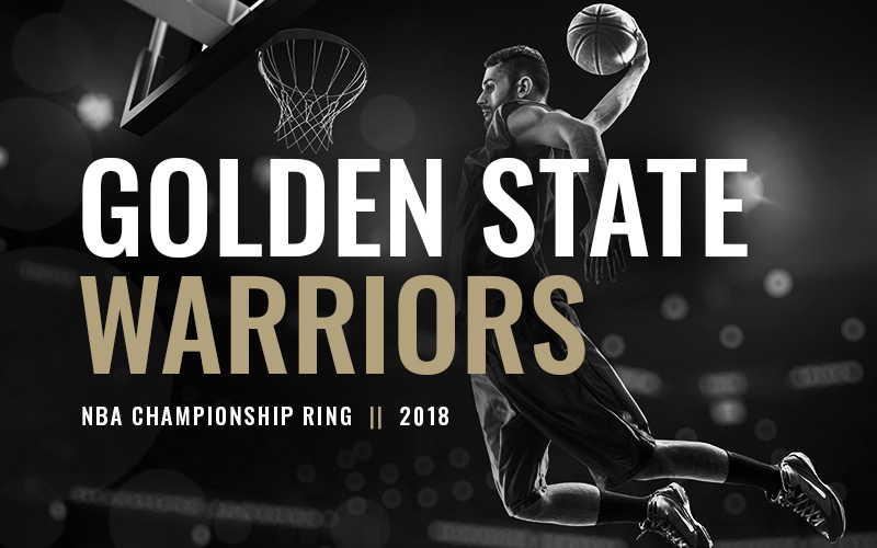 2018 Golden State Warriors NBA Championship Ring